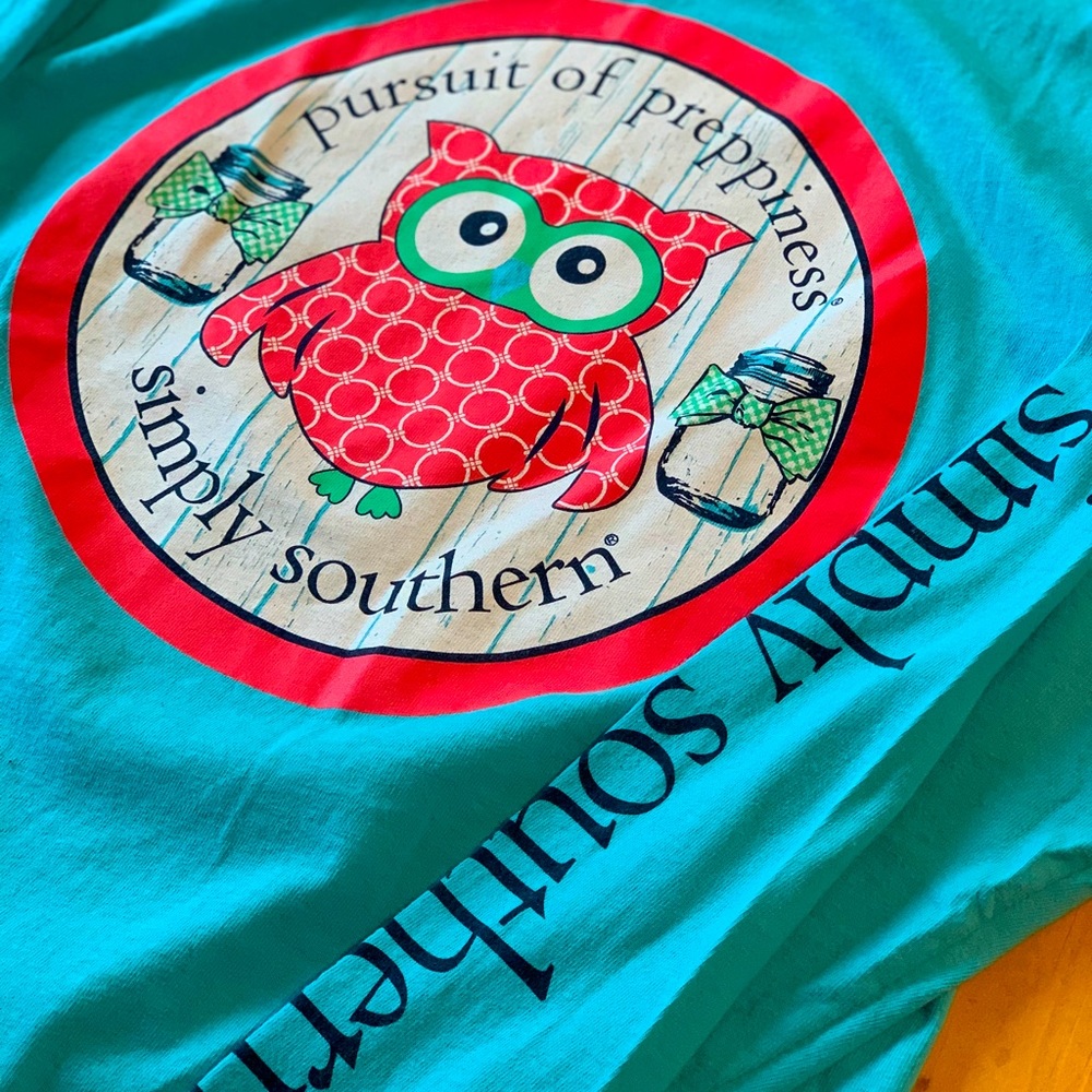 Simply Southern Owl Longsleeve Tee Shirt